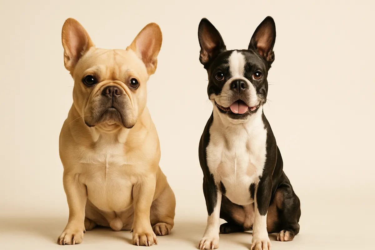 French Bulldog vs Boston Terrier: Two Flat Faces, Two Very Different Dogs