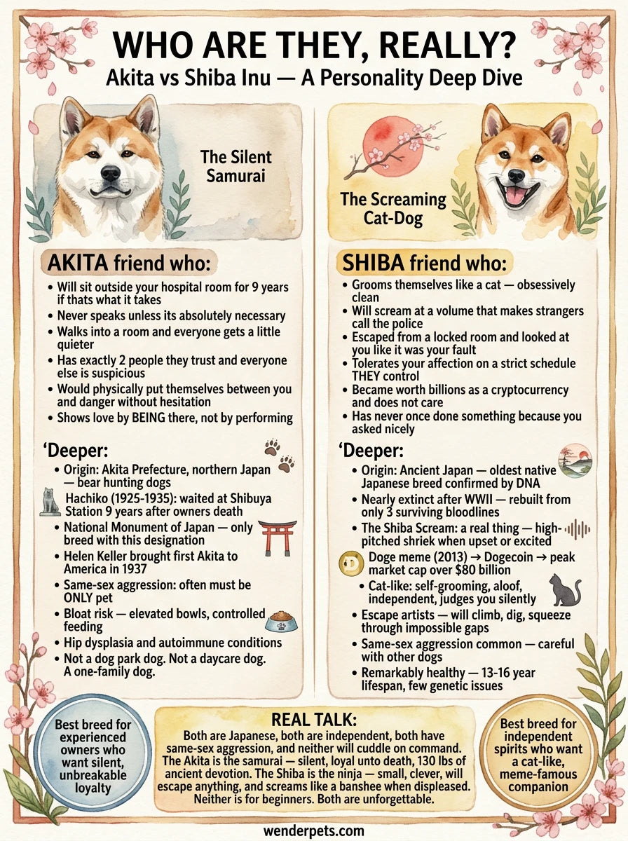 Akita vs Shiba Inu - 💬 Personality Deep Dive