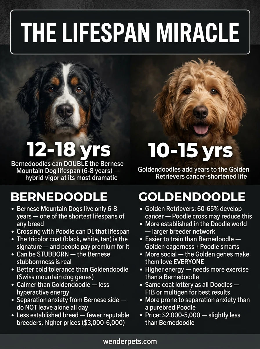 Bernedoodle vs Goldendoodle - 🎯 The Shocking Truth