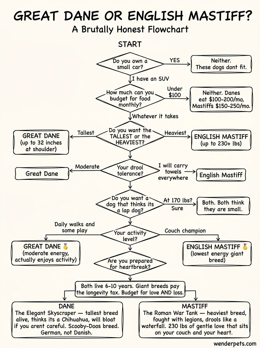 Great Dane vs English Mastiff - 🧭 Which Breed Is Right For You?