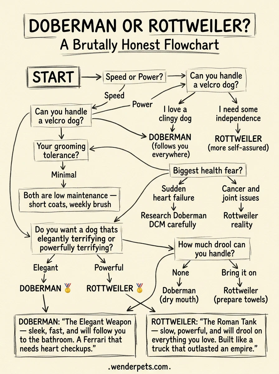 Doberman vs Rottweiler - 🧭 Which Breed Is Right For You?