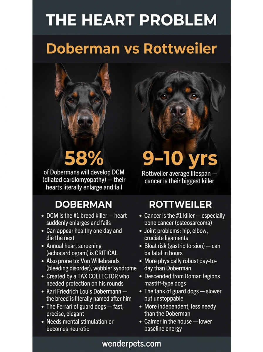 Doberman vs Rottweiler - 🎯 The Shocking Truth