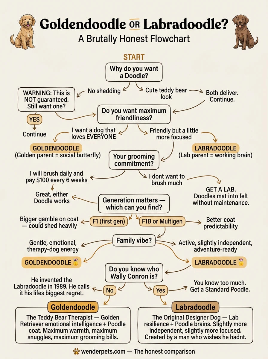 Goldendoodle vs Labradoodle - 🧭 Which Breed Is Right For You?