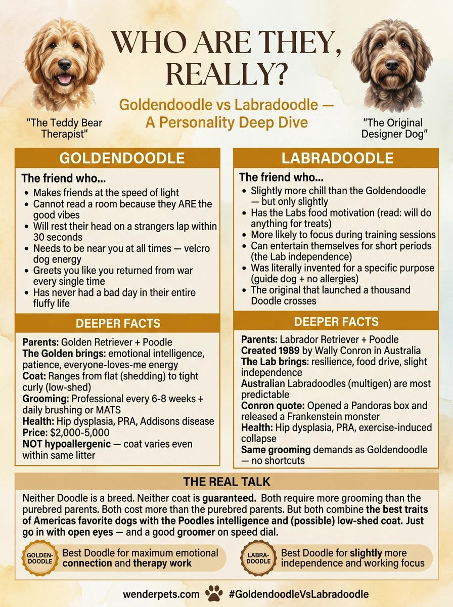 Goldendoodle vs Labradoodle - 💬 Personality Deep Dive