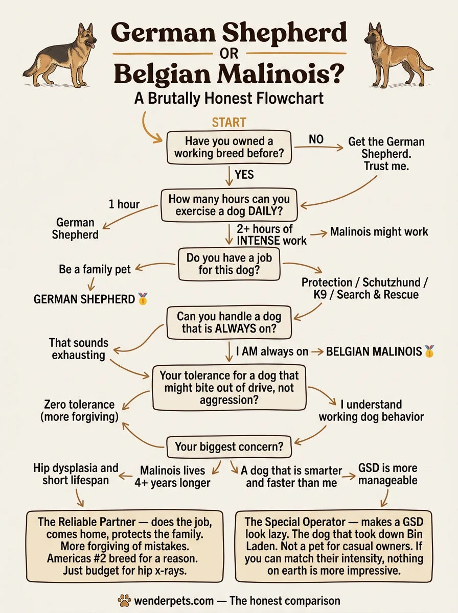 German Shepherd vs Belgian Malinois - 🧭 Which Breed Is Right For You?