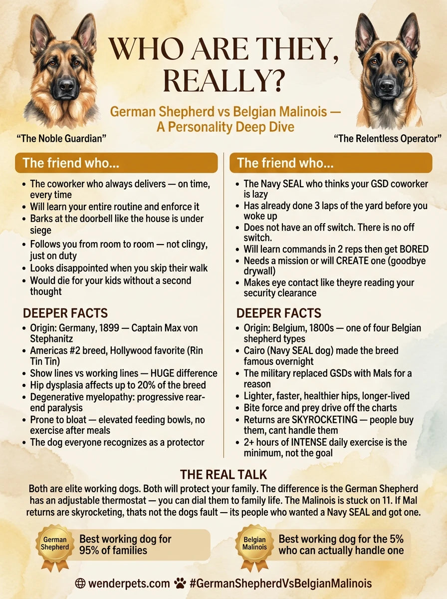 German Shepherd vs Belgian Malinois - 💬 Personality Deep Dive