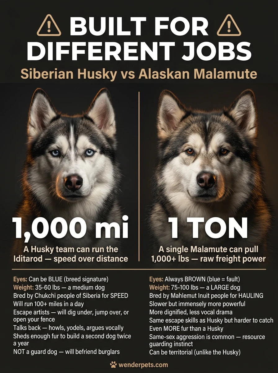 Siberian Husky vs Alaskan Malamute - 🎯 The Shocking Truth