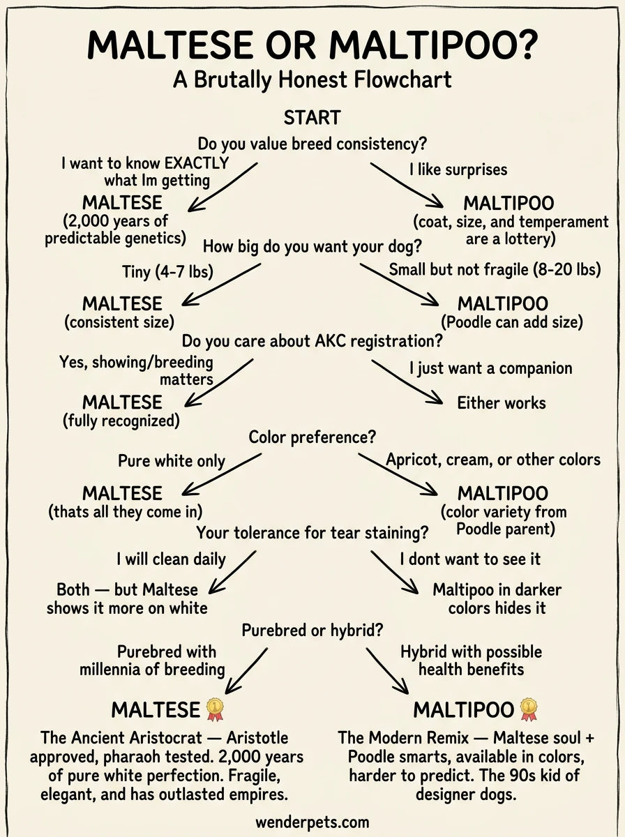 Maltese vs Maltipoo - 🧭 Which Breed Is Right For You?