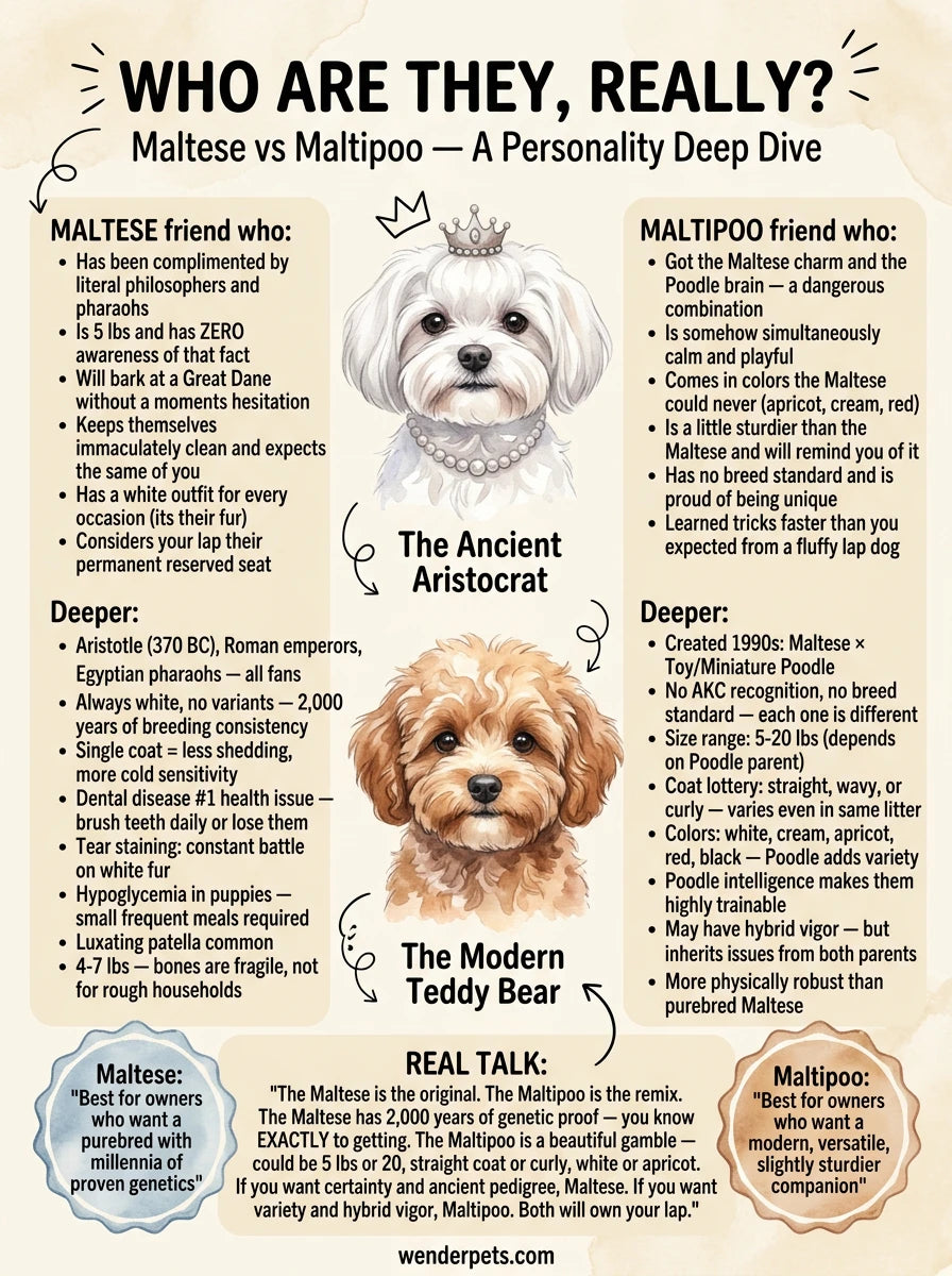 Maltese vs Maltipoo - 💬 Personality Deep Dive