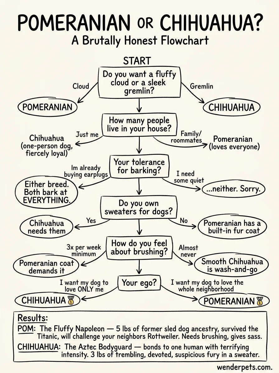 Pomeranian vs Chihuahua - 🧭 Which Breed Is Right For You?