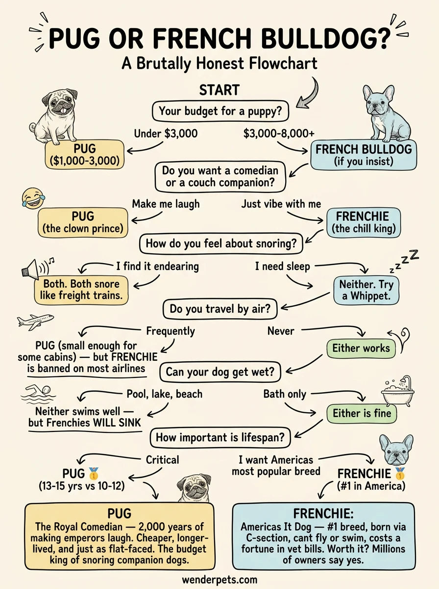 Pug vs French Bulldog - 🧭 Which Breed Is Right For You?
