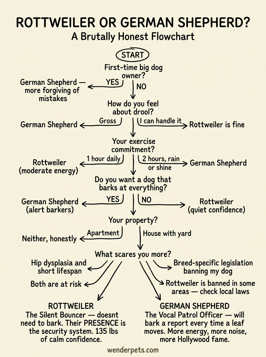 Rottweiler vs German Shepherd - 🧭 Which Breed Is Right For You?
