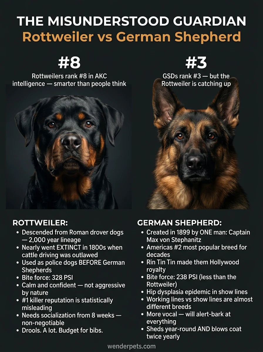 Rottweiler vs German Shepherd - 🎯 The Shocking Truth
