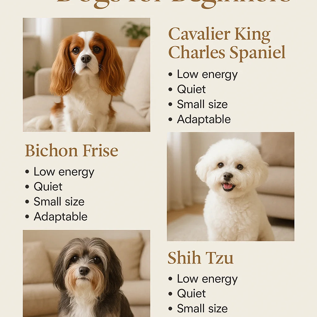 Low shedding dogs for first-time owners