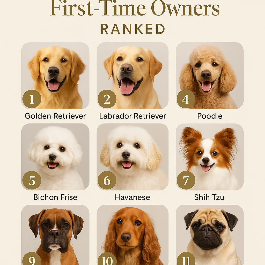Most forgiving dog breeds for new owners