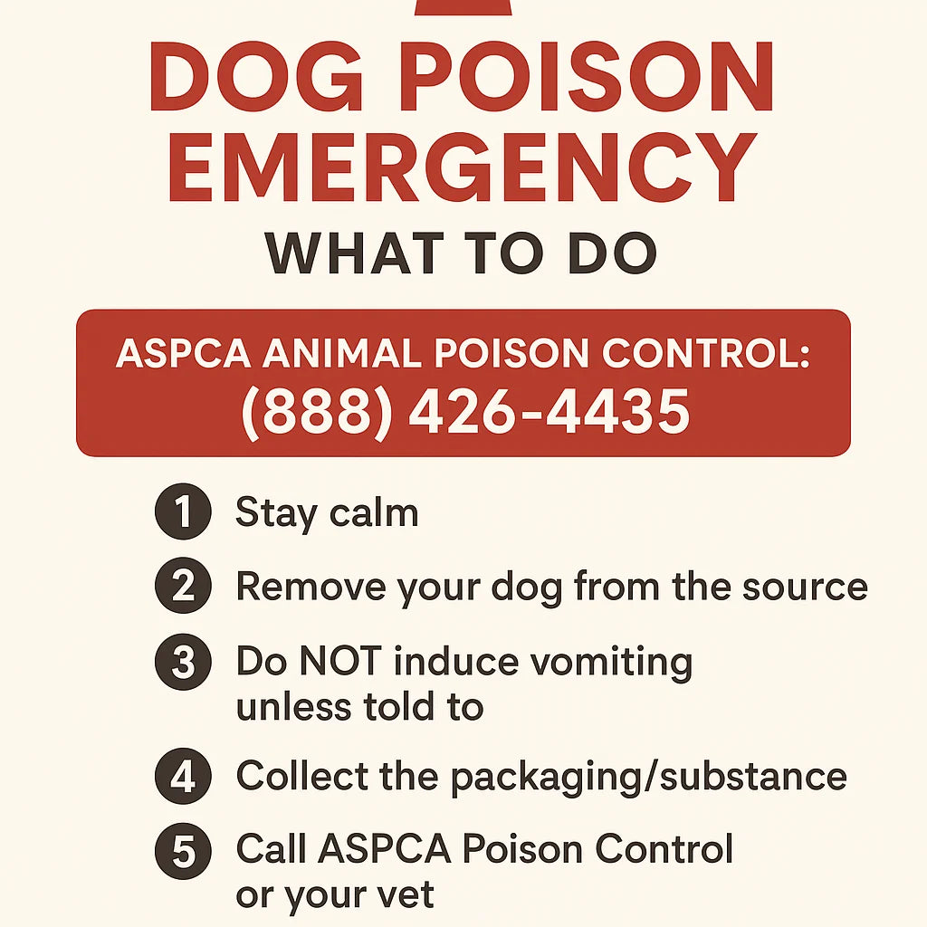 Dangerous foods for dogs infographic